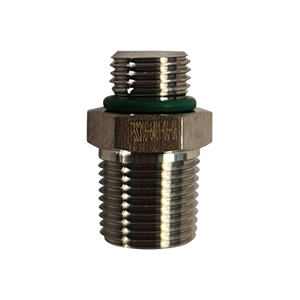 Stainless Steel SAE/ORB Male x NPT Male